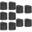 10Pcs Replacement Ladder Feet Rubber Caps Non-Slip Protective Covers 11