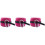 3Stk Rosy Speaker Mit Netzfach, Kabel-Organizer Karabiner 4