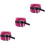 3Stk Rosy Speaker Mit Netzfach, Kabel-Organizer Karabiner 5
