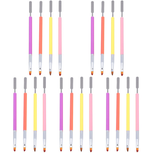 20Pièces Nail Art Double-Embout Outils Multi- 2
