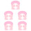 5Pièces Chapeaux De Douche Silicone Rose Protection Anti- 8