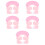 5Pièces Chapeaux De Douche Silicone Rose Protection Anti- 9
