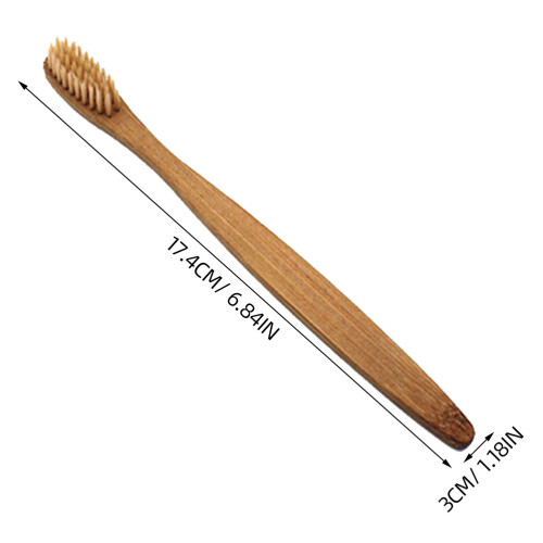 16Pcs Vegan Bamboo Toothbrushes Handle for Healthy Gums 1