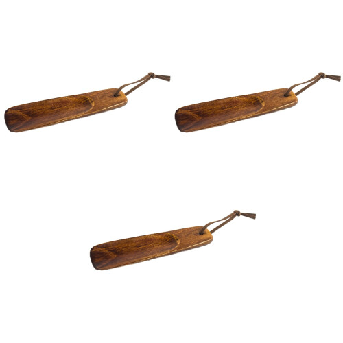 3Pièces Enfile Chaussures En Bois Manche Longue Durable 2