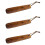 3Pièces Enfile Chaussures En Bois Manche Longue Durable 8