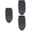 3Pièces Bonnet Noir, Élastique Et Imprimé, Protection Cheveux 9