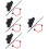 4Ensembles Outils De Nettoyage Multi Couleurs Pour Trompette Et Cornet 7
