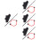 4Ensembles Outils De Nettoyage Multi Couleurs Pour Trompette Et Cornet 6
