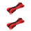 2Pièces Remorque Rouge Nylon Haute Résistance 5