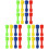 24Pièces Mini Haltères Couleurs Exercices Enfants 2