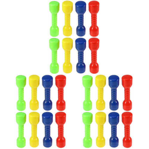 24Pièces Mini Haltères Couleurs Exercices Enfants 1