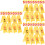 48Pièces Mini Panneaux De Circulation Jouets Educatifs ABS Colorés 6