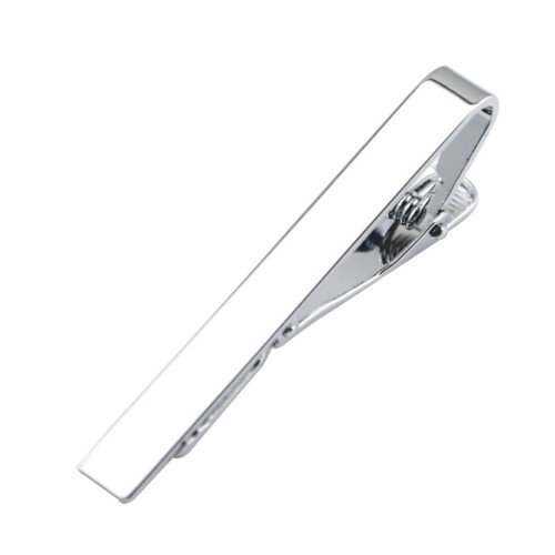 3Pièces Clips Pour Cravate Métal Argenté, Et