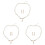 3Ensembles Ensemble Boucles D'oreilles Élégantes 2