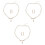 3Ensembles Ensemble Boucles D'oreilles Élégantes 3
