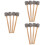 3 Count Drumstick Foam Drumsticks Essential Percussion Child 6
