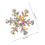 Masteelf 30 Christmas Sequins For Crafts Artificial Snowflakes Silver 2