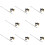 8Pièces Outils Pièces Solide Support Queue Variété Colorée 9