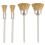 12 Pcs Nail Drill Bits Copper Wire Brush Cleaner Tools 2