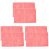 6Pcs Practical Pink Pet Warm Pad Small Pets Cage Liner for Indoor Use 2