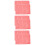 6Pcs Practical Pink Pet Warm Pad Small Pets Cage Liner for Indoor Use 7