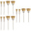 12 Pcs Nail Drill Bits Copper Wire Brush Cleaner Tools 8