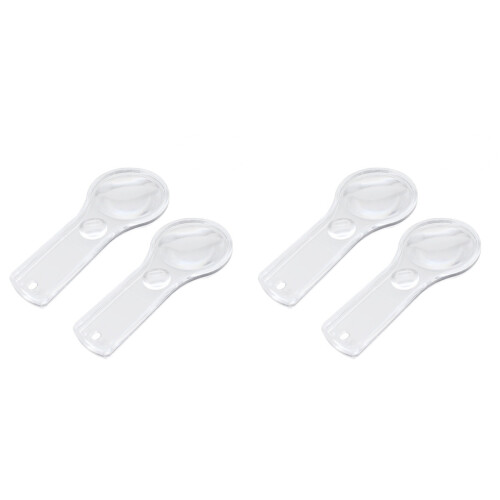 2Pcs 10Pcs Children'S Hand-Held Magnifying Glass With Double Light 1