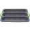 3Pcs Washable Multi-Function Silicone Bread Pan Dark Grey 1