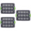 3Pcs Washable Multi-Function Silicone Bread Pan Dark Grey 7