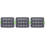 3Pcs Washable Multi-Function Silicone Bread Pan Dark Grey 4