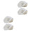 4Pièces Museaux Transparent Pour Chat Kitten Confortables Et Portables 3
