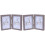 2Pcs Wooden Table Photo Frames Double Picture Frame Grey 3
