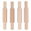 8Pcs DIY Handle Wooden Baking Rollers Khaki Kitchen Dough Tools 1