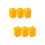 2sets Safety Folder Abs Yellow 3pcs*2 8
