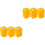 2sets Safety Folder Abs Yellow 3pcs*2 4