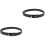 2 Pcs Buckle Elastic Adjustable Belt Work Man Size 2 Black 3
