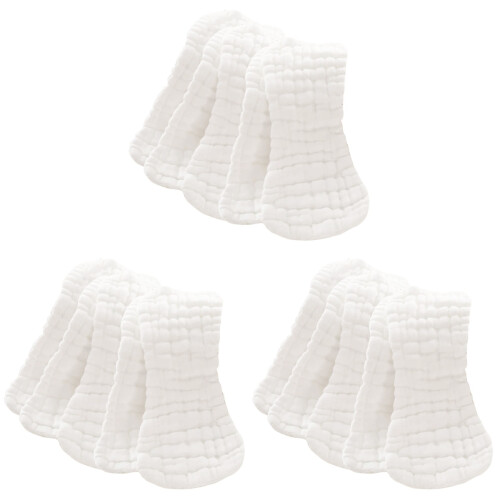 15 Pcs Child White Change Clothes Breathable 1