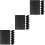 30Pcs Black Plastic Nail Art Palette Reusable Portable Training Boards 8