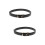 2 Pcs Buckle Elastic Adjustable Belt Work Man Size 2 Black 7