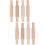 8Pcs DIY Handle Wooden Baking Rollers Khaki Kitchen Dough Tools 7