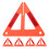 Raindrops  5 Pcs Safety Reflectors Emergency Triangle For Vehicles Red 1
