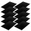 30Pcs Black Plastic Nail Art Palette Reusable Portable Training Boards 2