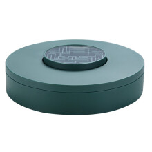 3Pcs Green Plastic Snack Holders Creative Tray for Candies and Fruits