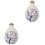 2Sets Minimalist Ceramic Wine Holder with Wooden Plug Assorted Colors 3
