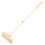2Pcs Khaki Soft Broom Wooden Handle Foldable Indoor Floor Sweeper 3
