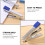 1Pc Metal Mini Stapler Portable Office File Binding Machine 7