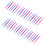 216Pcs Nail Cleaning Stick Nail Cuticle Pusher Plastic Manicure Tools 2