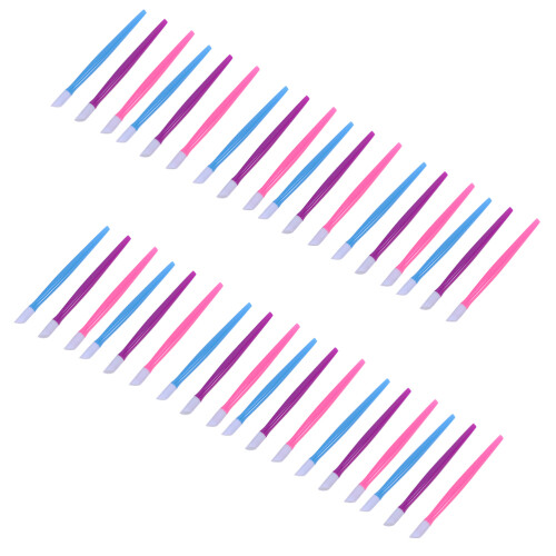 216Pcs Nail Cleaning Stick Nail Cuticle Pusher Plastic Manicure Tools 1