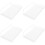 4Pcs Iron Wall Mount Router Storage Shelf Stable White Holder 5