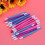 216Pcs Nail Cleaning Stick Nail Cuticle Pusher Plastic Manicure Tools 5